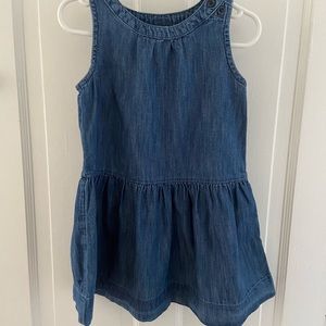 Girls Baby Gap Jean dress gently worn